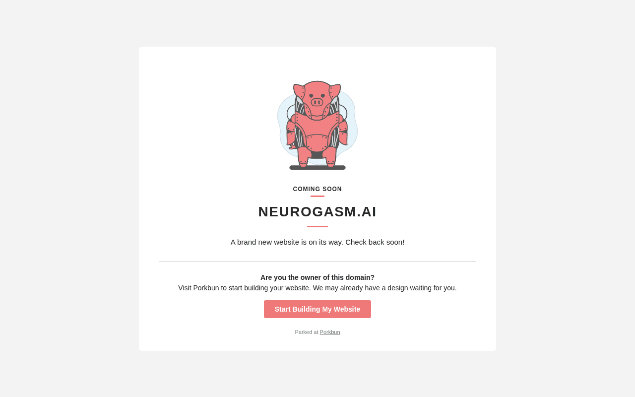 Screenshot of neurogasm.ai