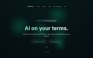 Screenshot of neurux.ai