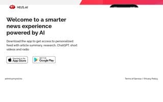 Screenshot of neus.ai