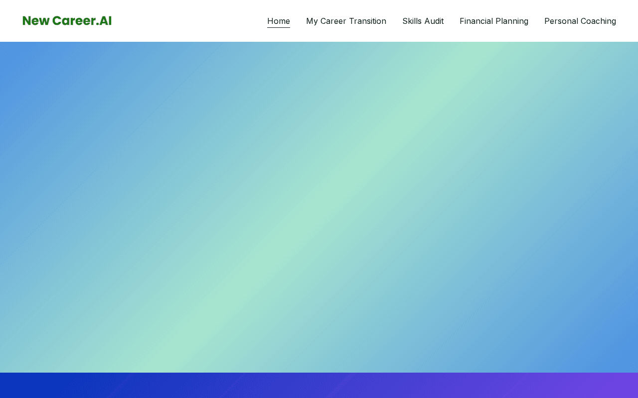 Screenshot of newcareer.ai