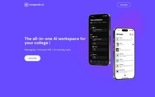 Screenshot of newgrade.ai