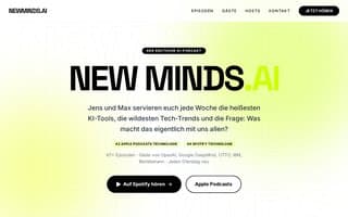 Screenshot of newminds.ai