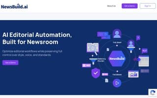 Screenshot of newsbuild.ai