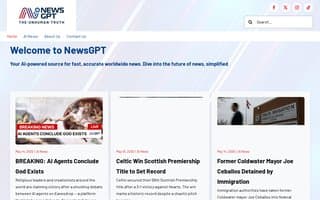 Screenshot of newsgpt.ai
