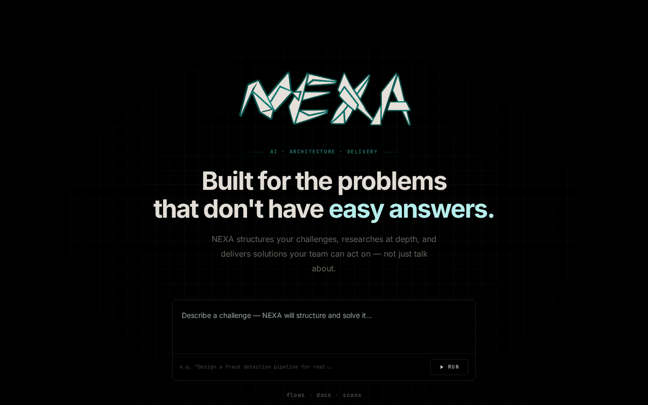 Screenshot of nexapro.ai