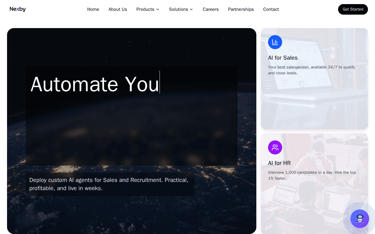 Screenshot of nexby.ai