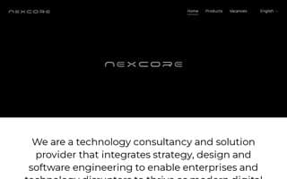 Screenshot of nexcore.ai
