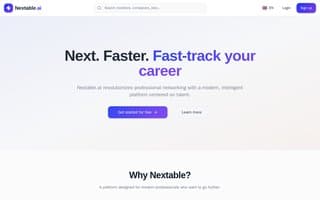 Screenshot of nextable.ai