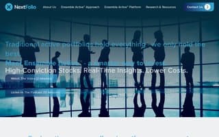 Screenshot of nextfolio.ai