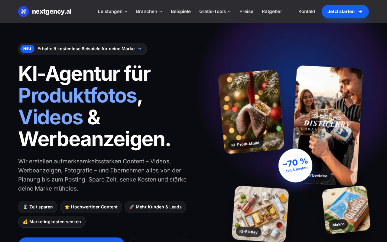 Screenshot of nextgency.ai