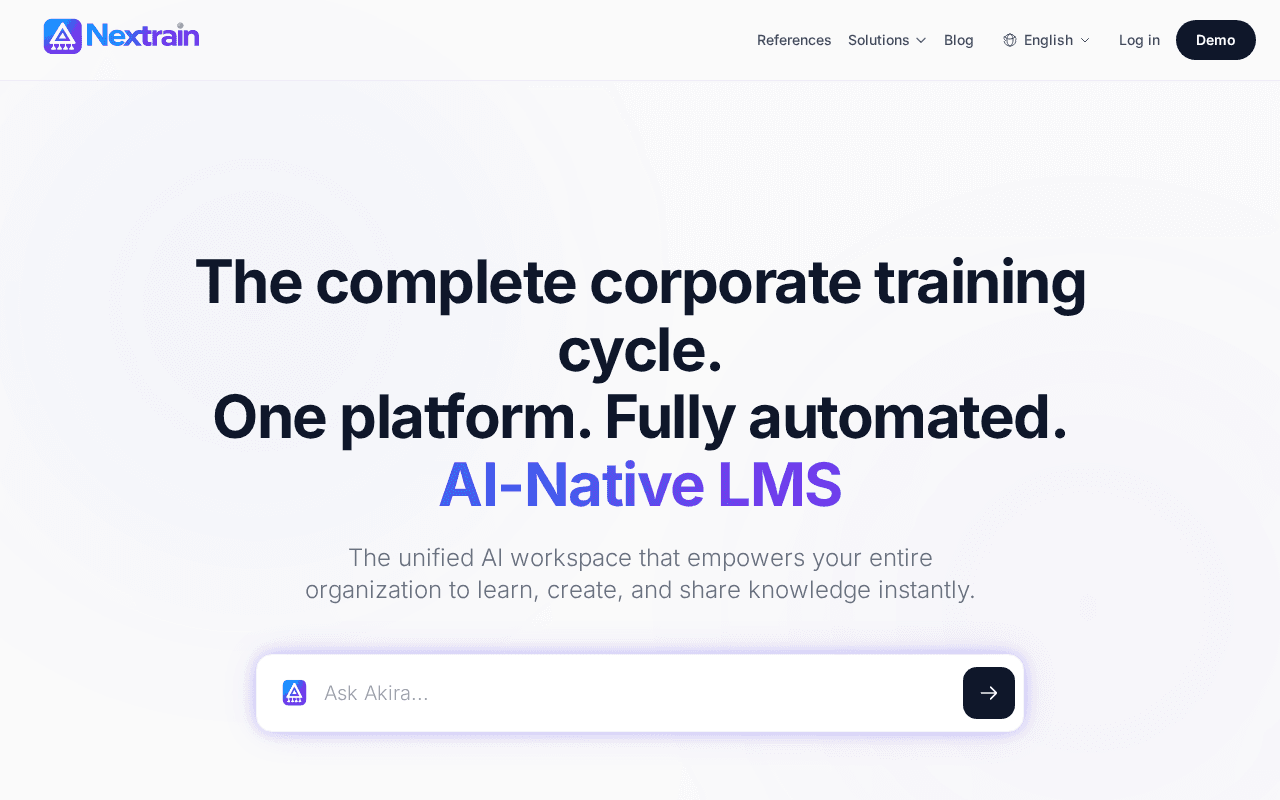 Screenshot of nextrain.ai