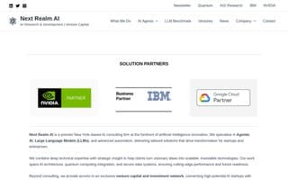 Screenshot of nextrealm.ai