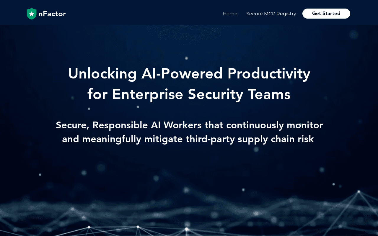 Screenshot of nfactor.ai