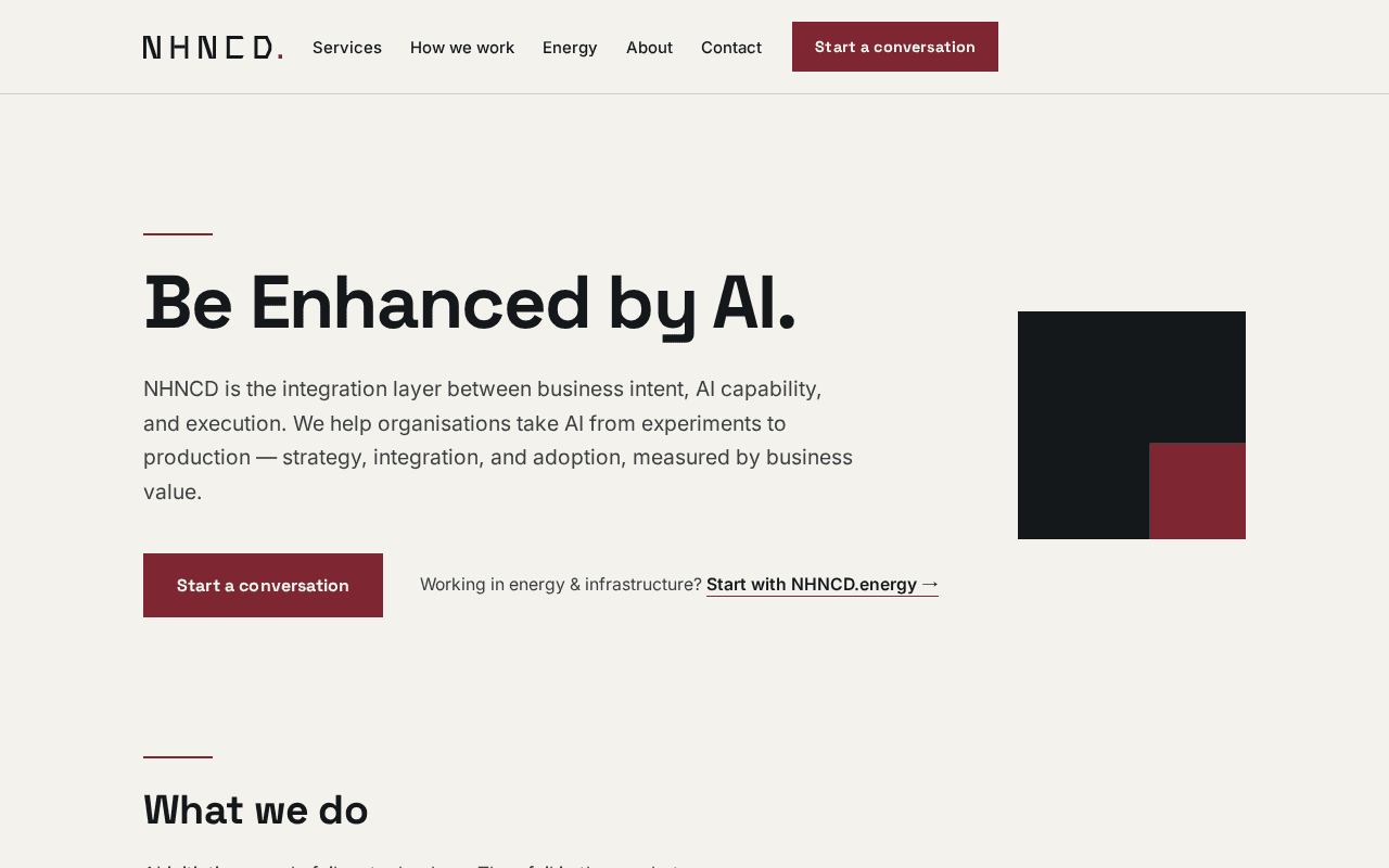 Screenshot of nhncd.ai