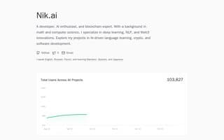 Screenshot of nik.ai