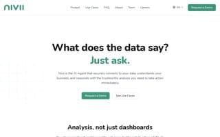 Screenshot of nivii.ai