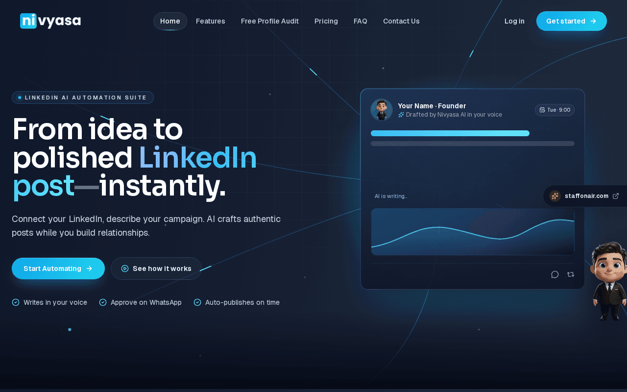 Screenshot of nivyasa.ai