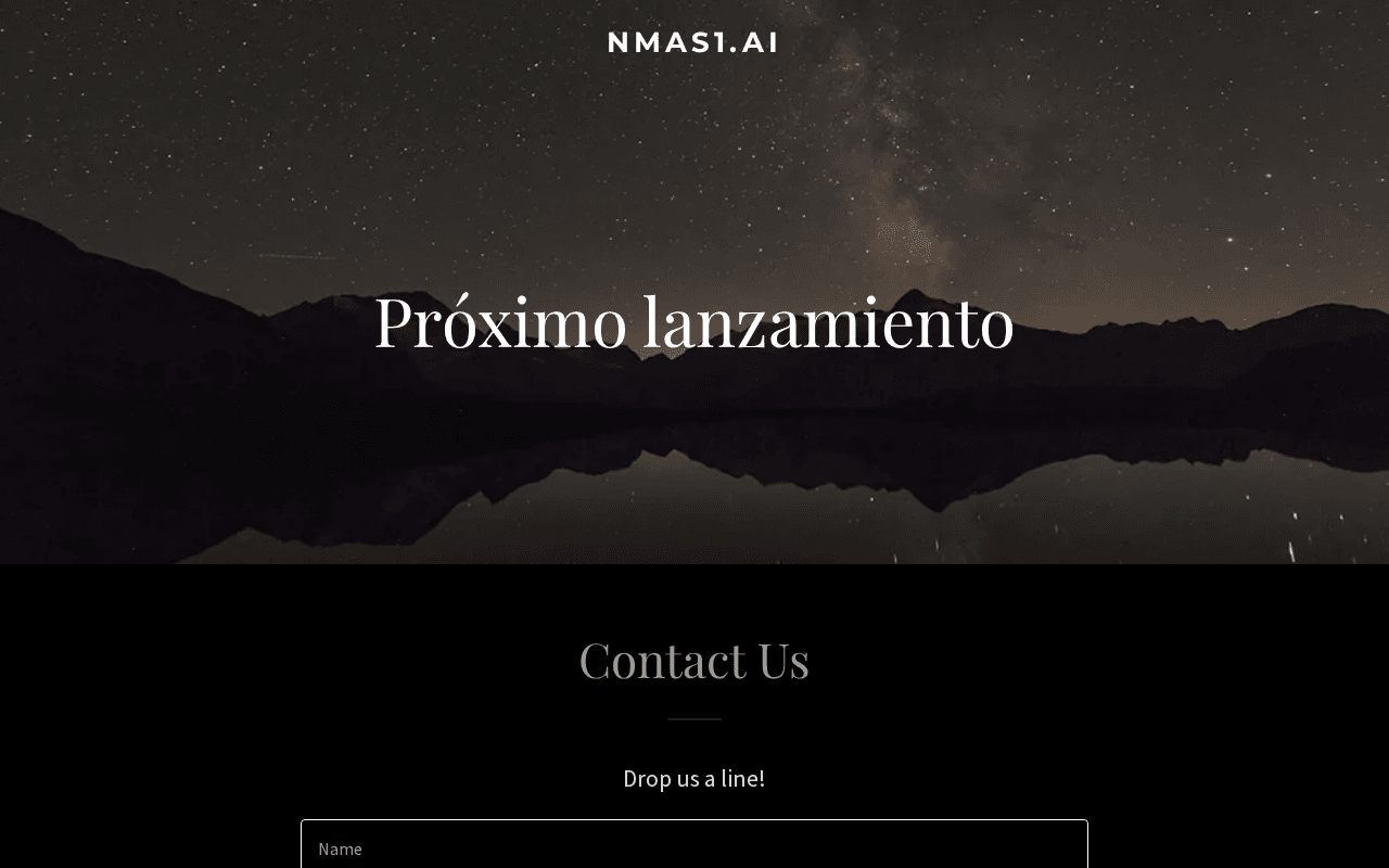 Screenshot of nmas1.ai