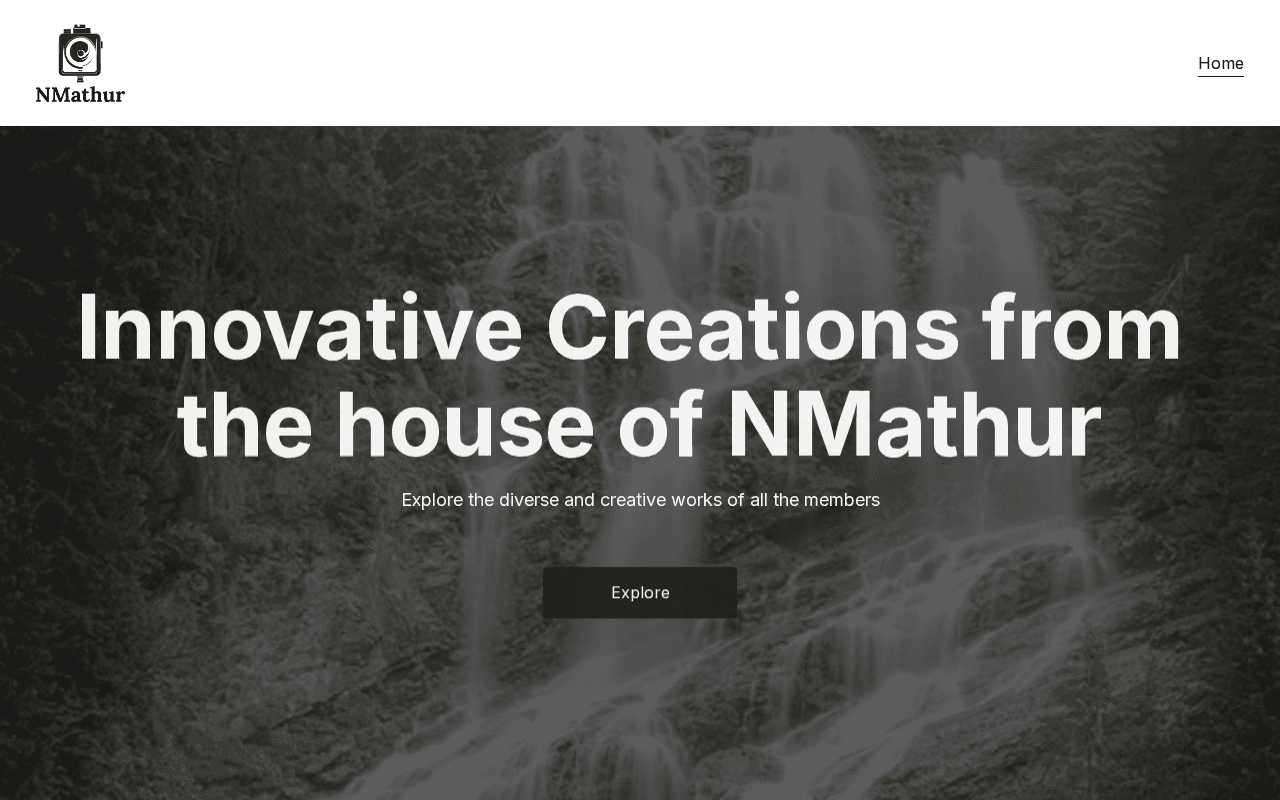 Screenshot of nmathur.ai