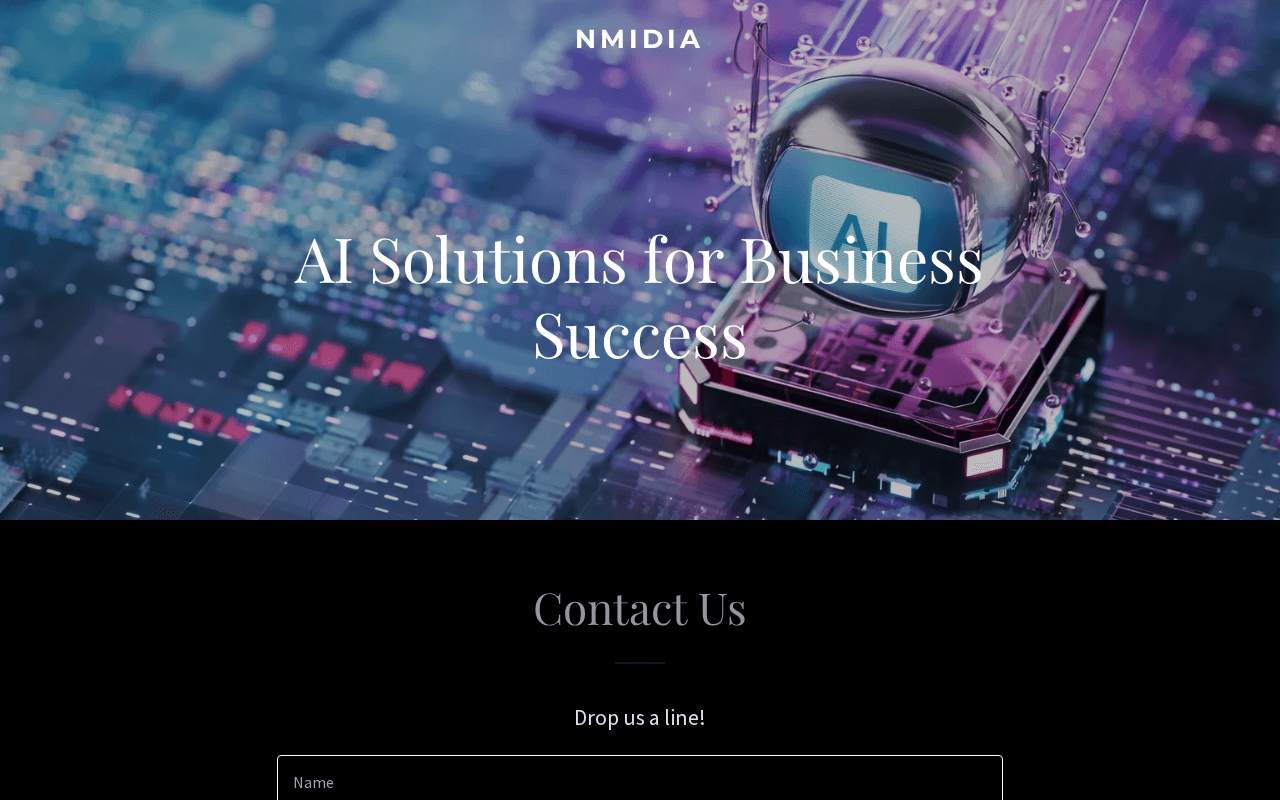 Screenshot of nmidia.ai