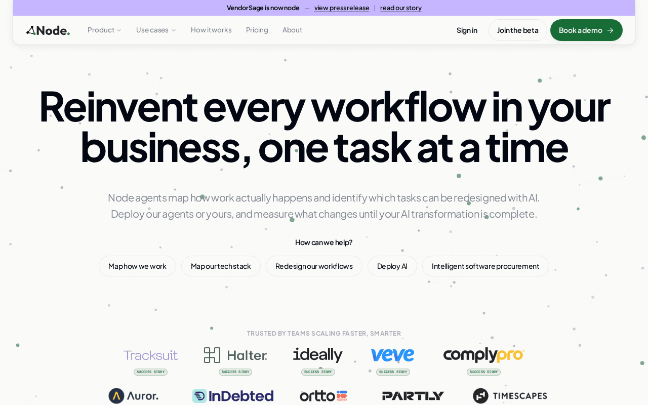 Screenshot of nodehq.ai