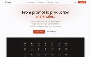 Screenshot of nodge.ai