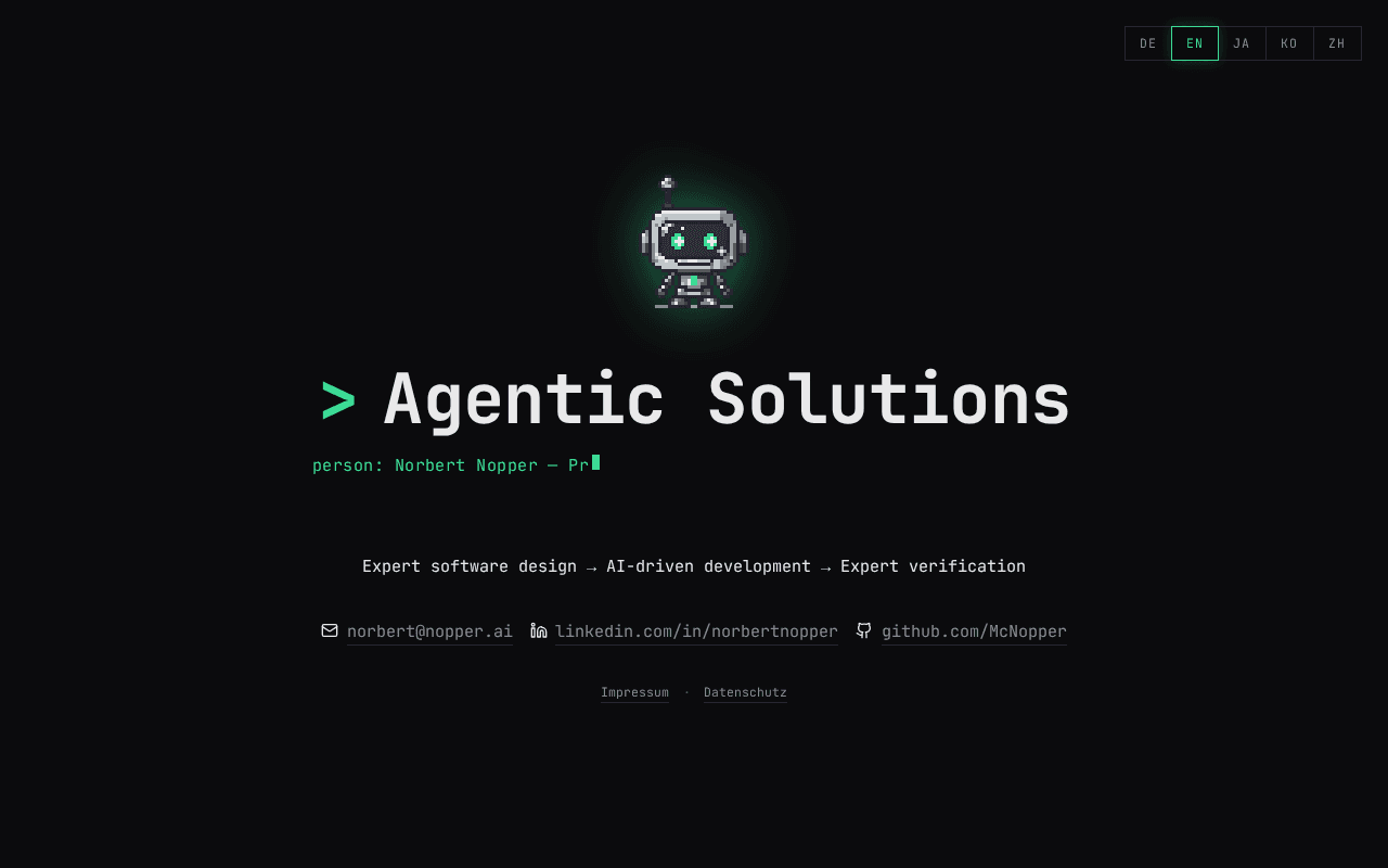 Screenshot of nopper.ai