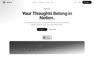 Screenshot of notee.ai
