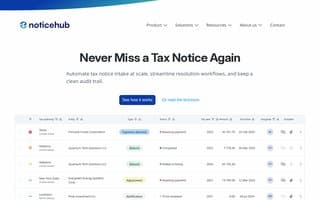 Screenshot of noticehub.ai