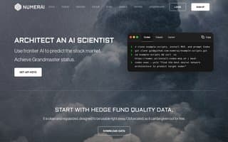 Screenshot of numer.ai