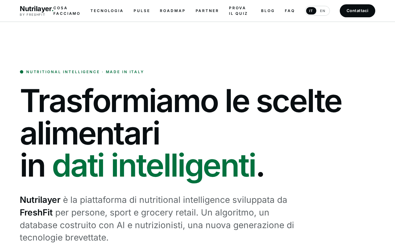 Screenshot of nutrilayer.ai