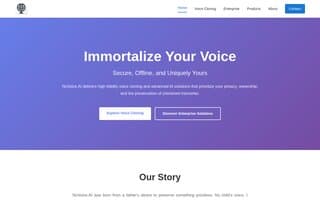 Screenshot of nuvoice.ai