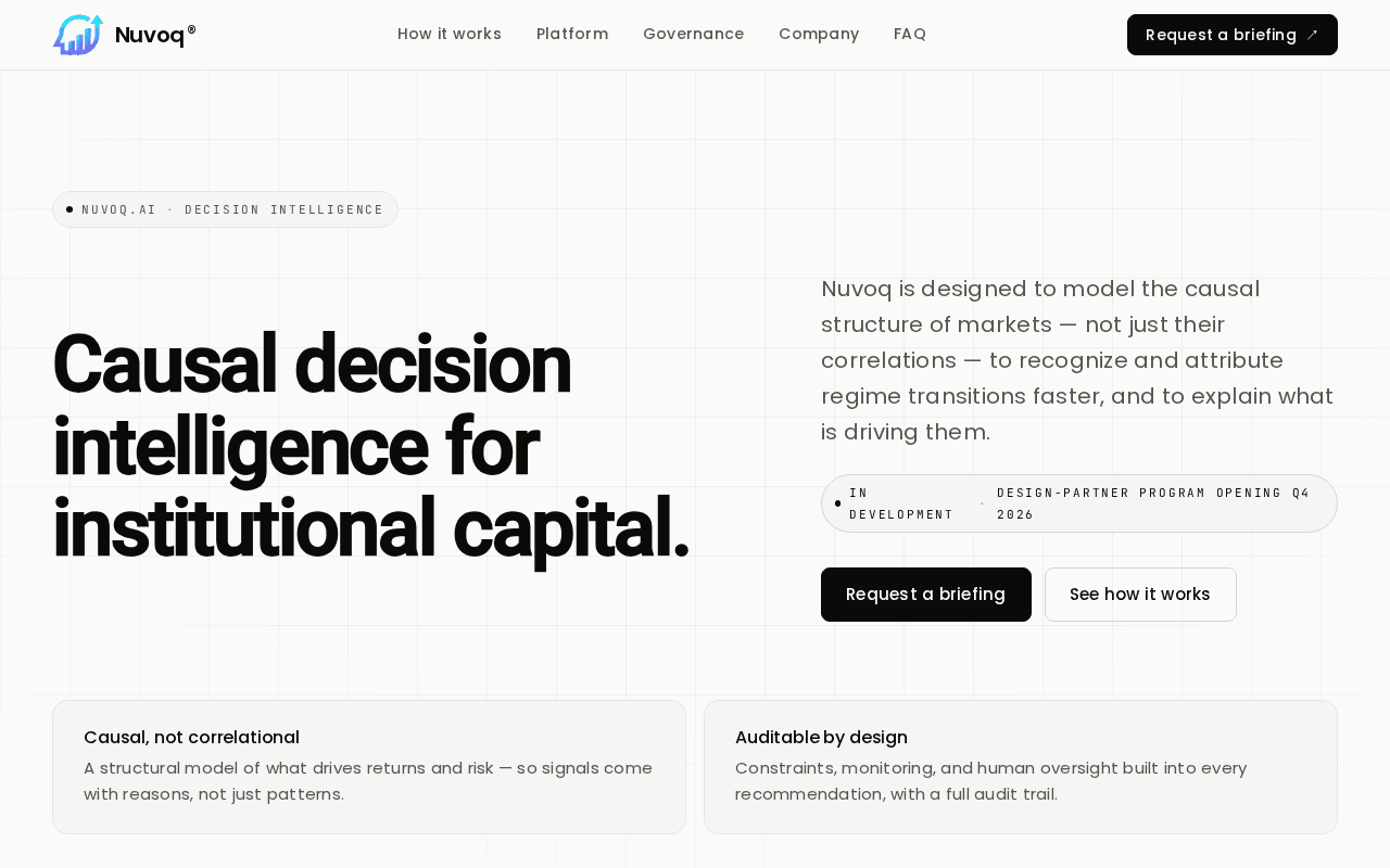Screenshot of nuvoq.ai