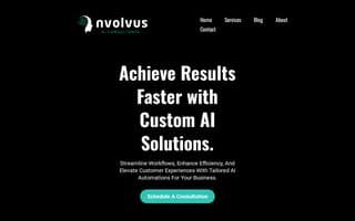 Screenshot of nvolvus.ai