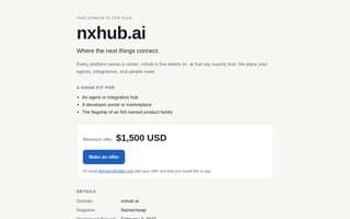 Thumbnail of nxhub.ai