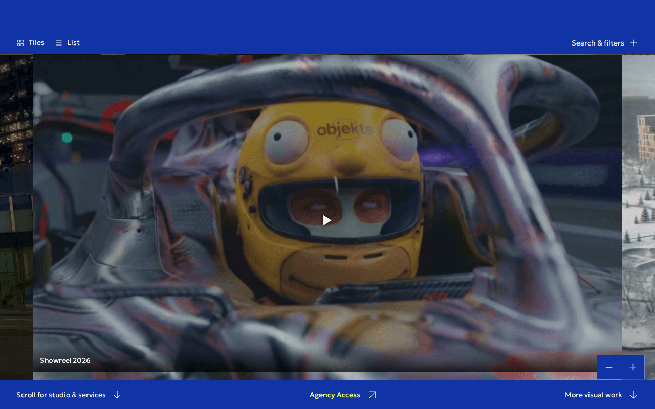 Screenshot of objekts.ai