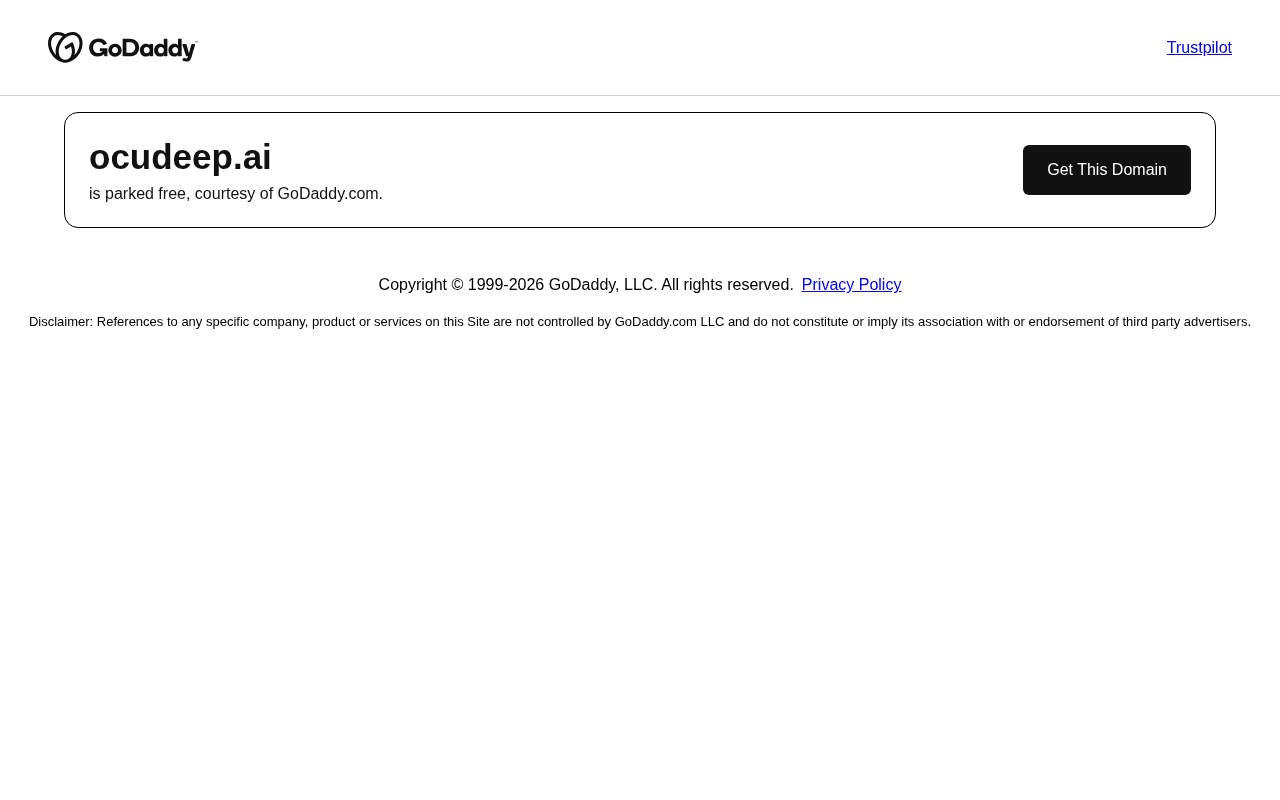 Screenshot of ocudeep.ai