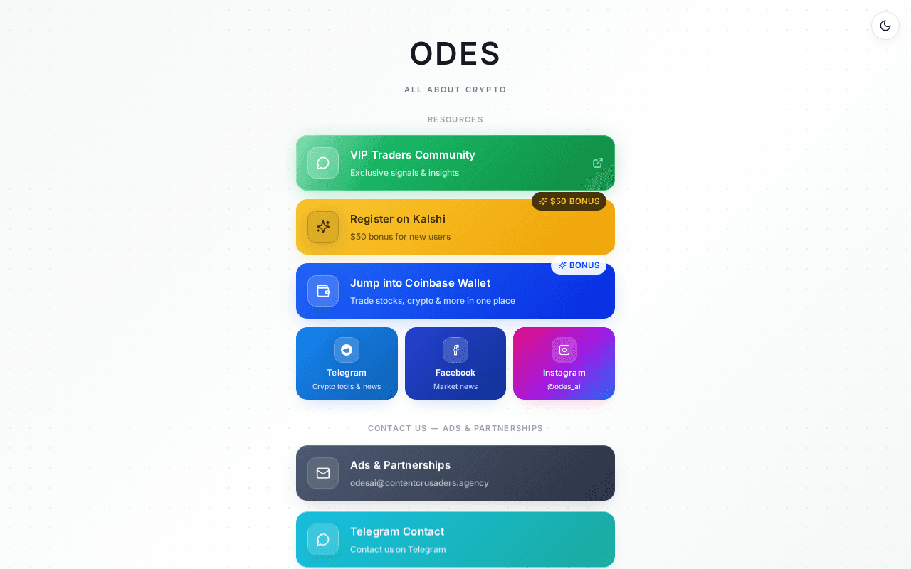 Screenshot of odes.ai