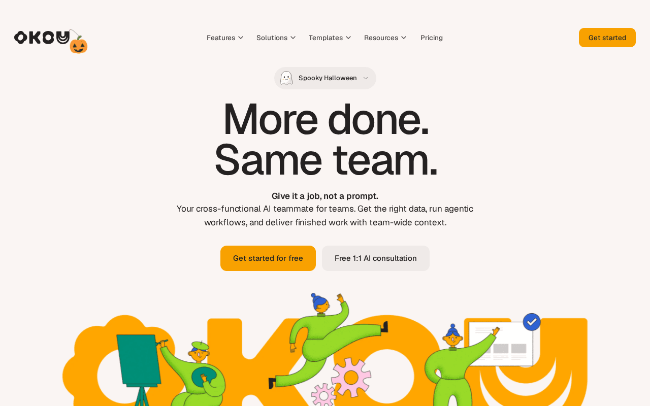Screenshot of okou.ai