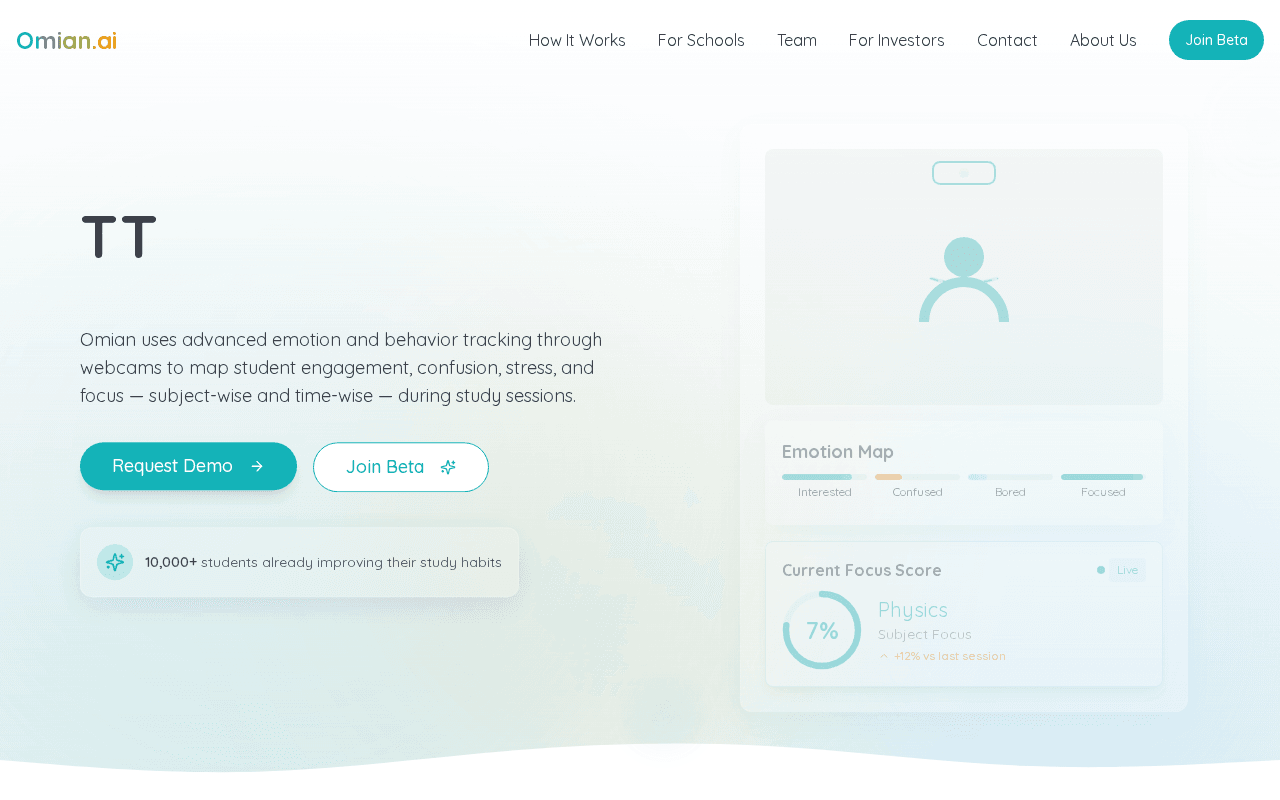 Screenshot of omian.ai