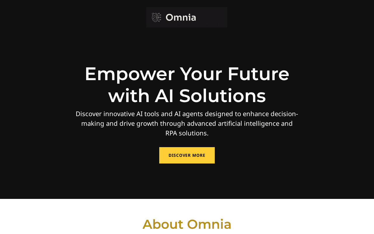Screenshot of omniamind.ai