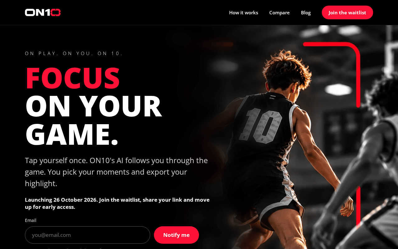 Screenshot of on10.ai