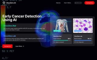 Screenshot of oncozero.ai