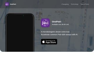Screenshot of onepetri.ai