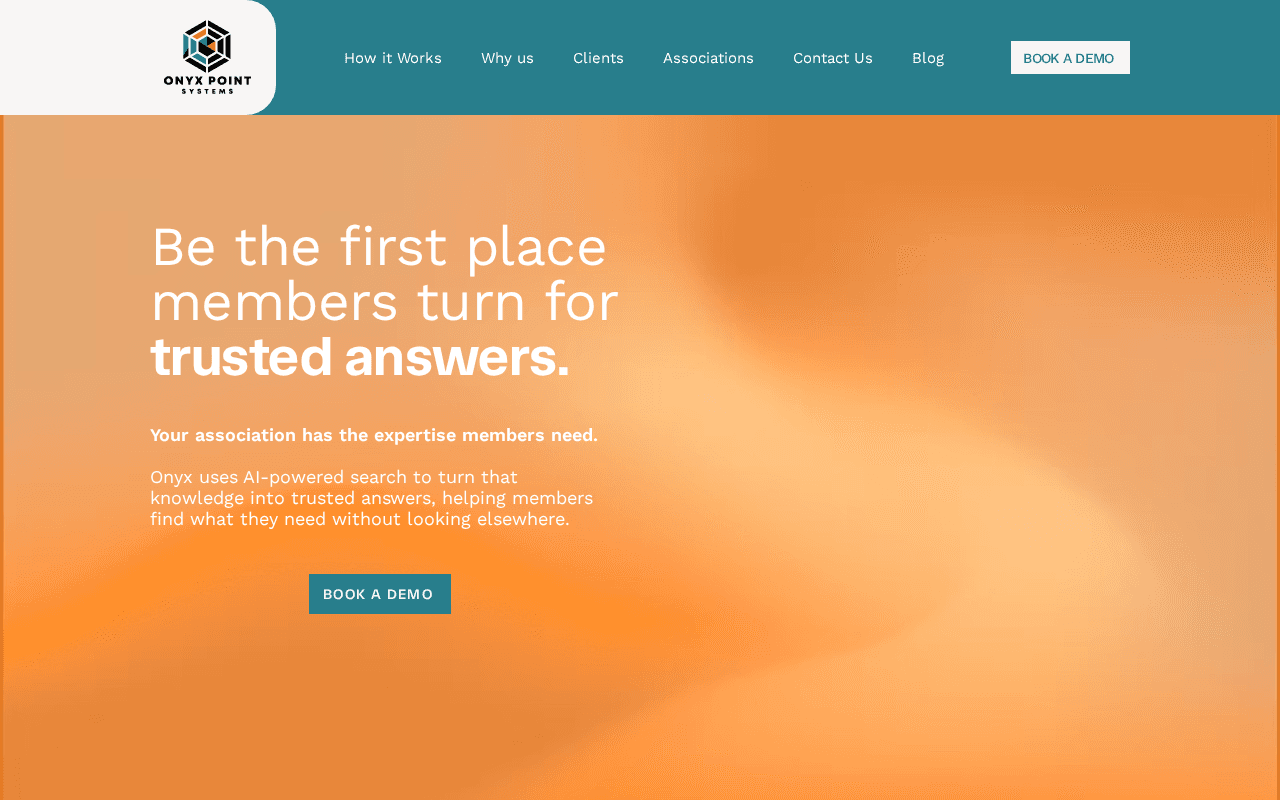 Screenshot of onyxpoint.ai