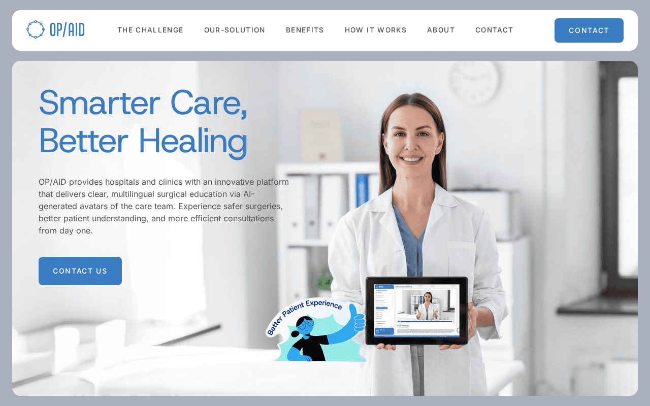 Screenshot of opaid.ai