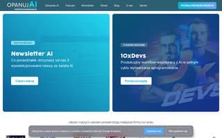 Screenshot of opanuj.ai