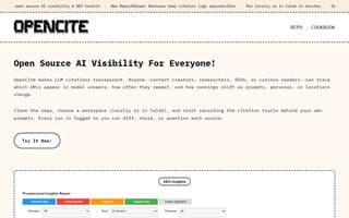 Thumbnail of opencite.ai
