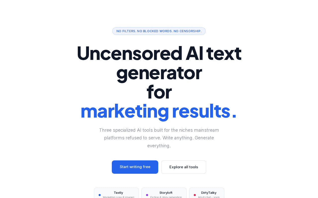 Screenshot of openspoken.ai