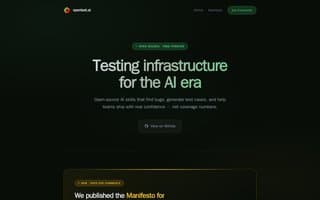 Screenshot of opentest.ai